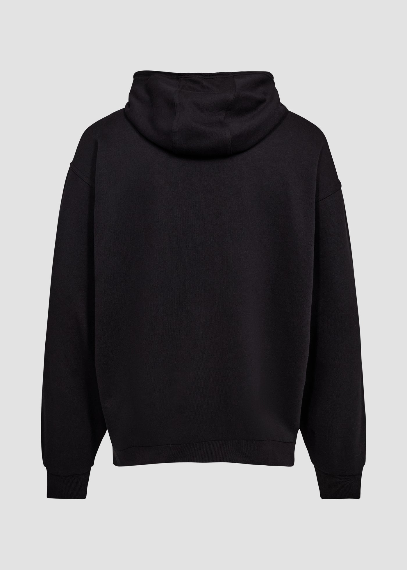 Sort unisex hoodie fra Perfect Jeans, set bagfra.