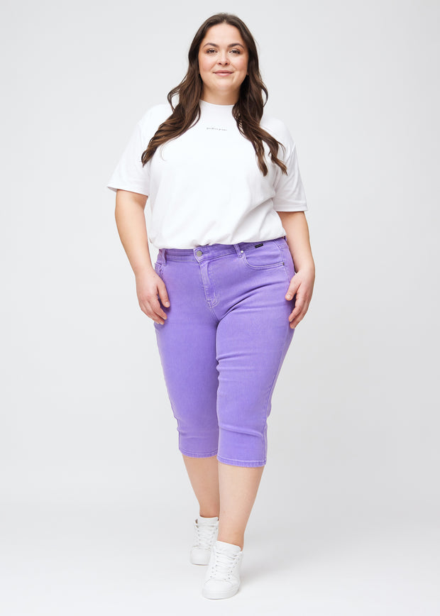Lavenders™ Slim Pastel Capris - Purple - Women | Perfect Jeans